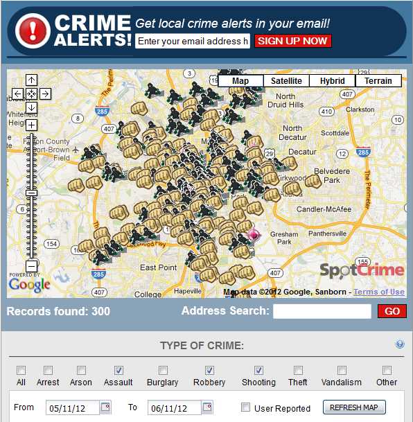 Atlanta's Crime is High!!